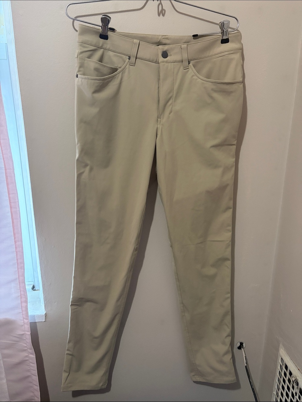 Lululemon ABC Beige Slim Straight Pants